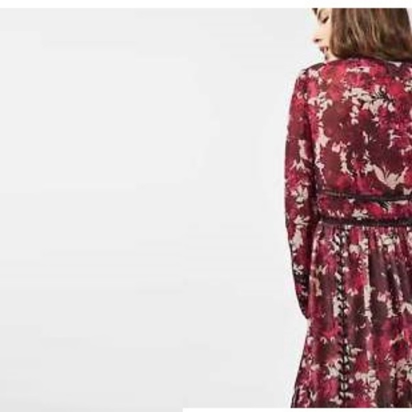 TOPSHOP Midnight Floral Embroidered Dress - Picture 6 of 7